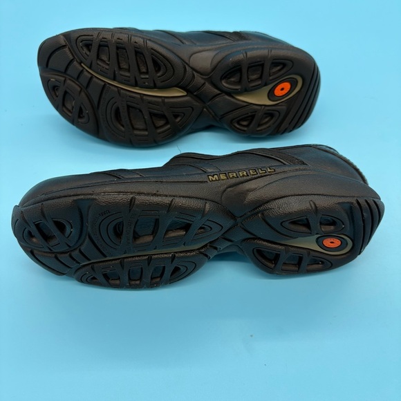 Merrell Encore Eclipse Women’s Black Leather Slip-On Mules Clogs Shoes Size 6 - Picture 6 of 7